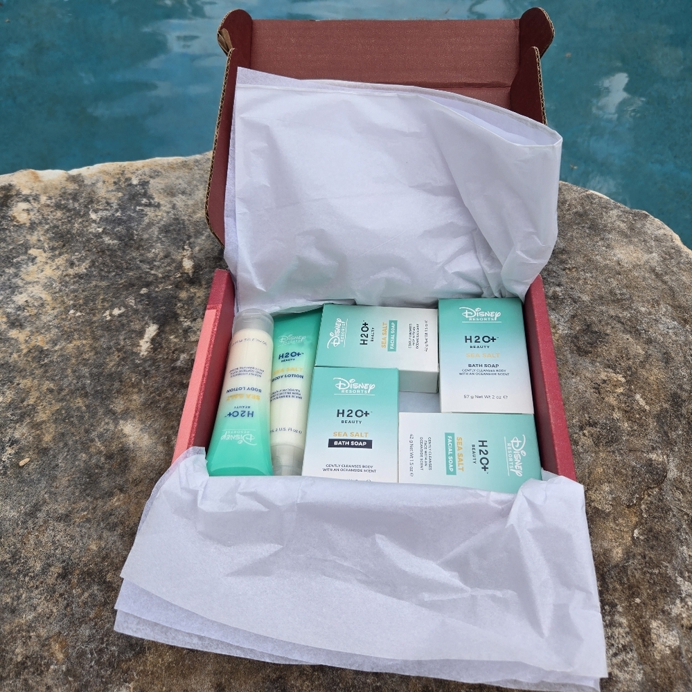 NWT Disney Resorts H2O+ Sea Salt Soap And Lotion Travel Size Set - Picture 2 of 9